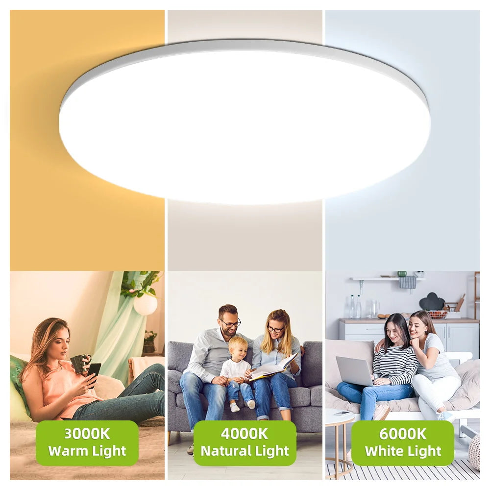 Led Ceiling Lamp Modern Ceiling Chandelier 220V Led Panel Lighting Fixture For Bedroom Kitchen Home Ultra Thin Ceiling Lights