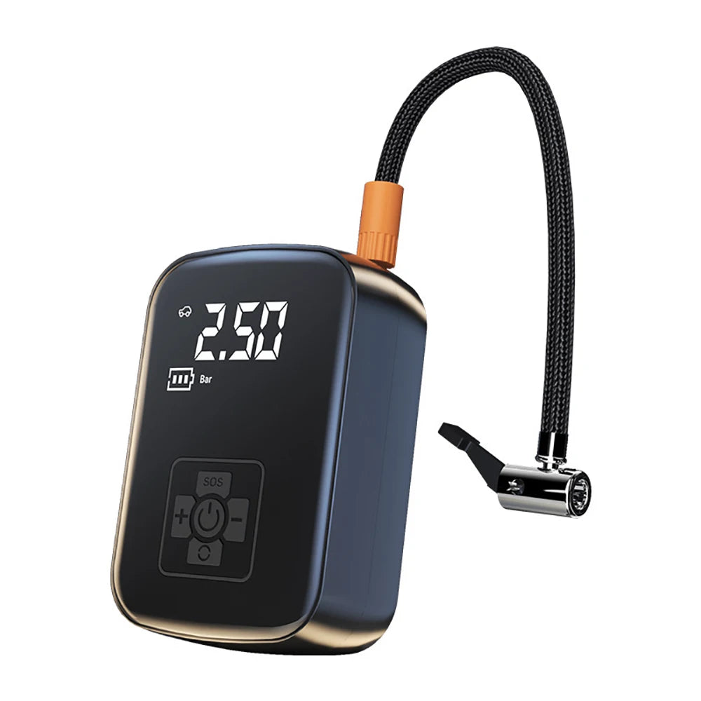 Portable Car Air Pump Electric Tire Inflator Pump Wireless Intelligent Digital Display Tire Gases Machines Car Air Compressor