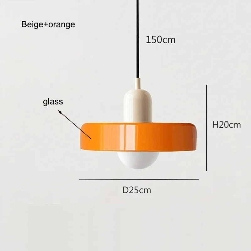 Nordic Retro Glass Chandelier Living Room Dining Room Bedroom KitchenModern Lighting Decoration Retro Lighting Fixtur...