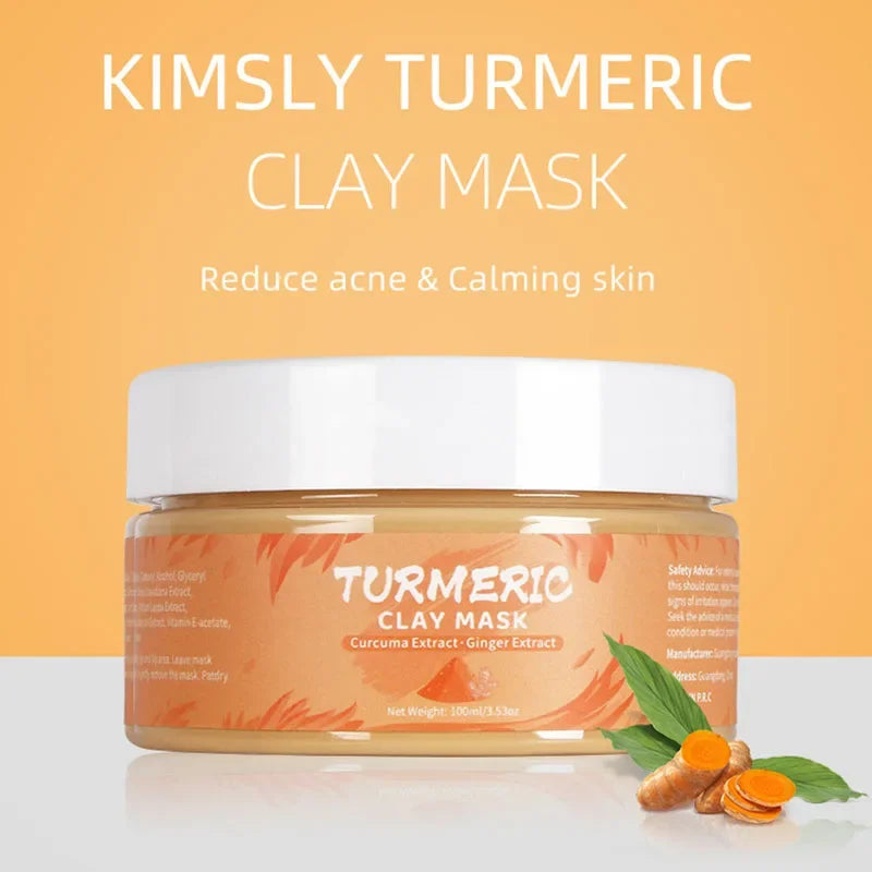 Turmeric Green Tea Rose Avocado Facial Mask Clay Mud Masks Moisturizing Removal Blackhead Whitening Face Mask Mud Ski...