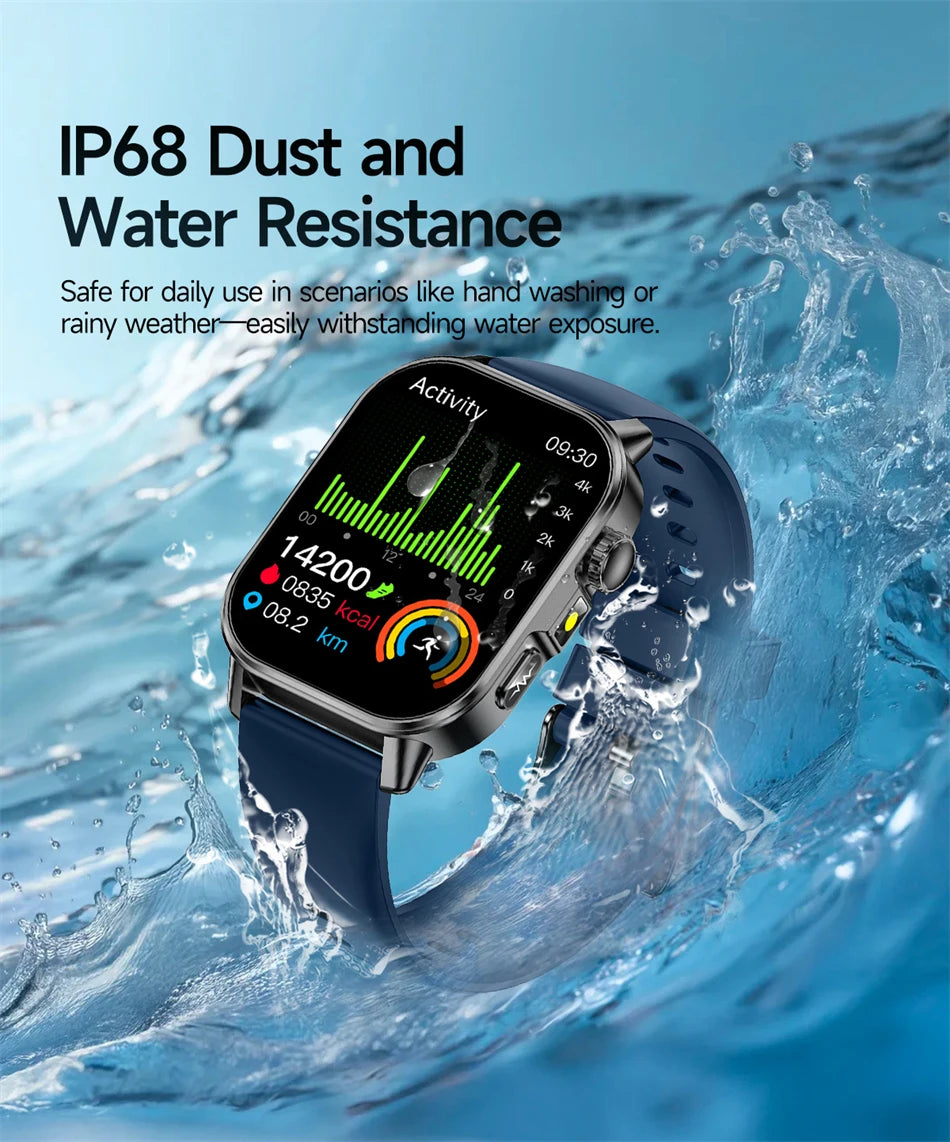 2026 Original Women Health Accurate Diagnosis Smart Watch ECG+HRV BP Blood Oxygen Uric Acid Heart Rate Bluetooth Call Smartwatch