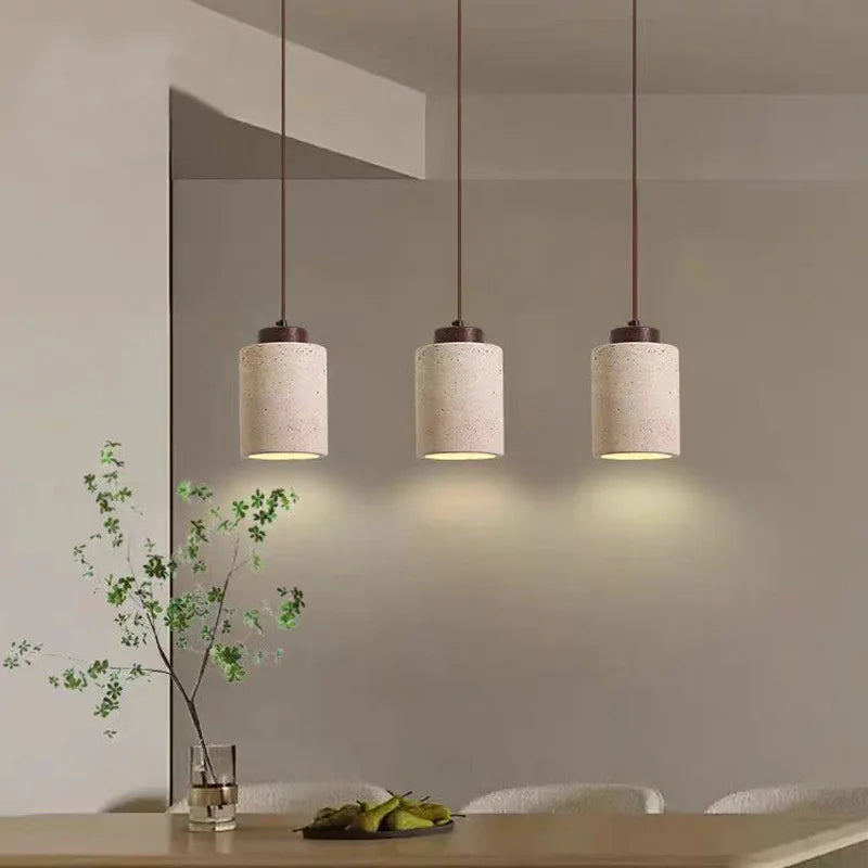 Modern Travertine Stone Pendant Light Versatile In Various Styles Bedroom Dining Room Kitchen Island  Decor lamp Fast Delivery