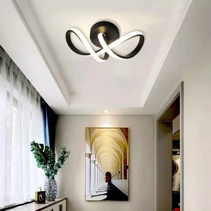 Modern LED Ceiling Light Black And White Color Forntrance Corridors Entryways Cloakrooms Balconies Indoor Decoration ...
