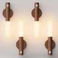 Night Light Motion Sensor Night Lights Rechargeable Wall Sconces Magnetic Wall Lights Wooden Wall...