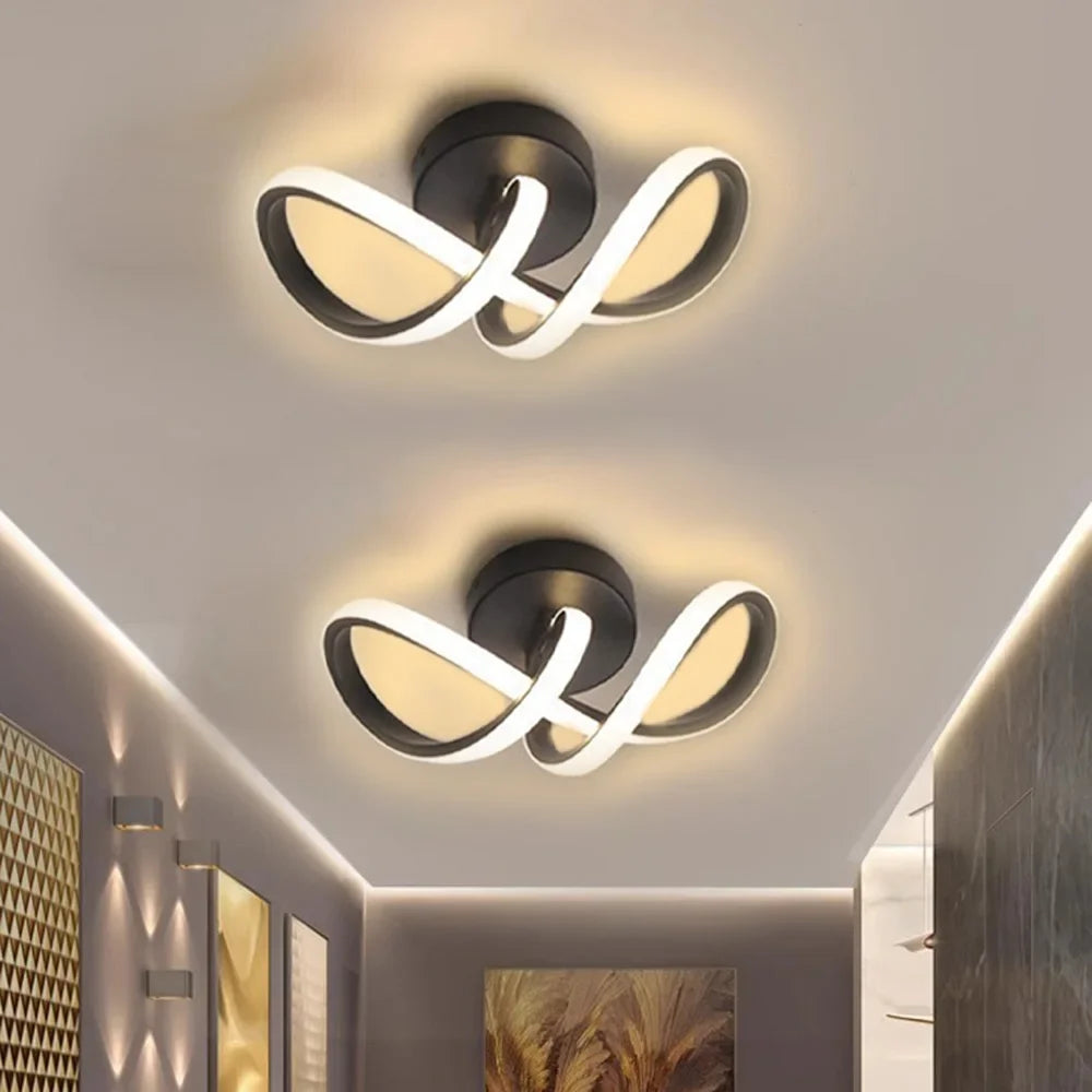 Modern LED Ceiling Light Black And White Color Forntrance Corridors Entryways Cloakrooms Balconies Indoor Decoration ...