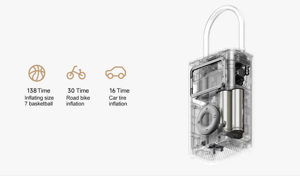 NEW MIJIA Air Pump 2 Pro Portable Electric Inflator Pump Digital Display Inflator 150psi Max Basketball Tire 2500mAh Bike Car
