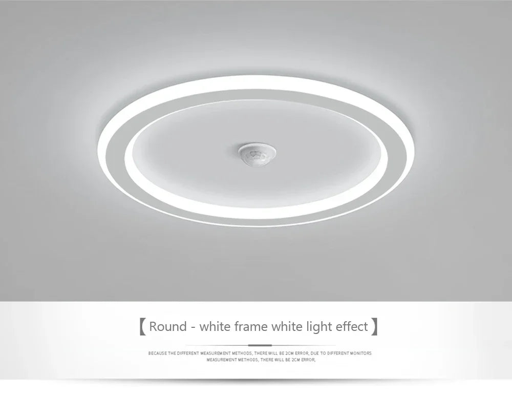 Modern LED Ceiling Light Chandelier Smart Ceiling Lamp with Motion Sensor for Stair Corridor Hallway Entrance Lighting Fixture