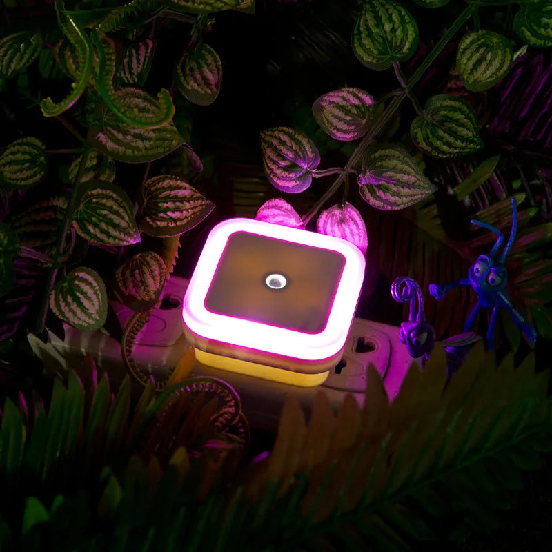 Wireless LED Night Light Sensor Lighting Mini EU/US Plug Night Lights For Children Room Bedroom L...