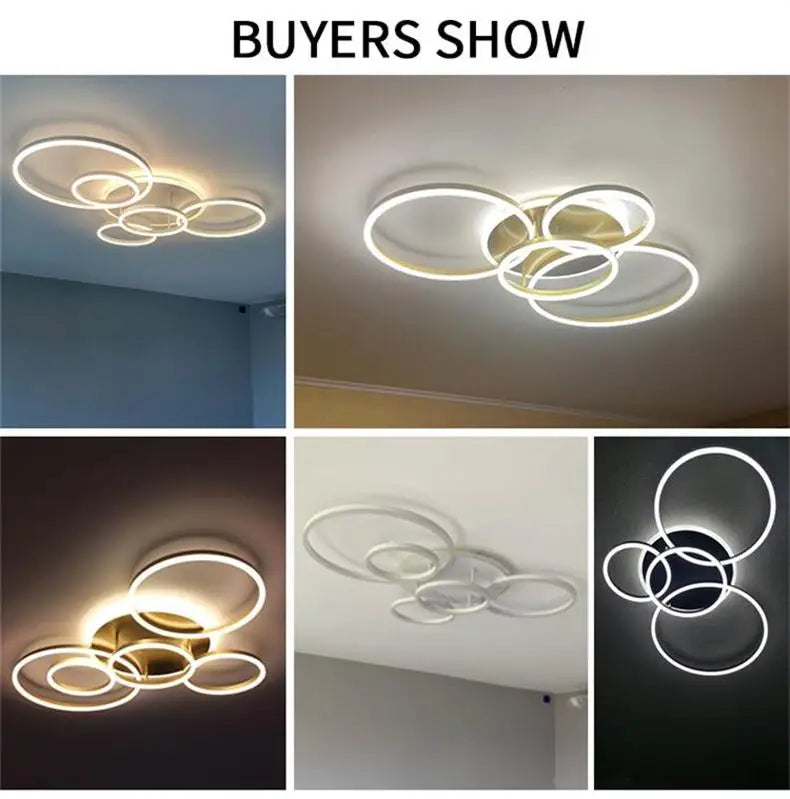 Gold White Modern LED Chandelier Lighting For Living Study Room Lights Indoor Lamps Parlor Foyer Lustres Chandeliers Luminaire