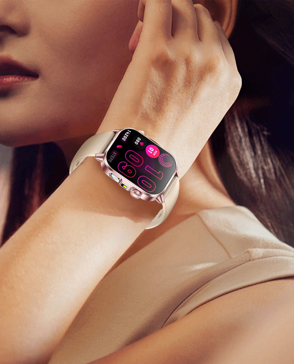 2026 Fashion Health Smart Watch Women 2.0"AMOLED ECG Physical Examination Fat Uric Acid Heart Rate BT Call Smartwatch For Ladies