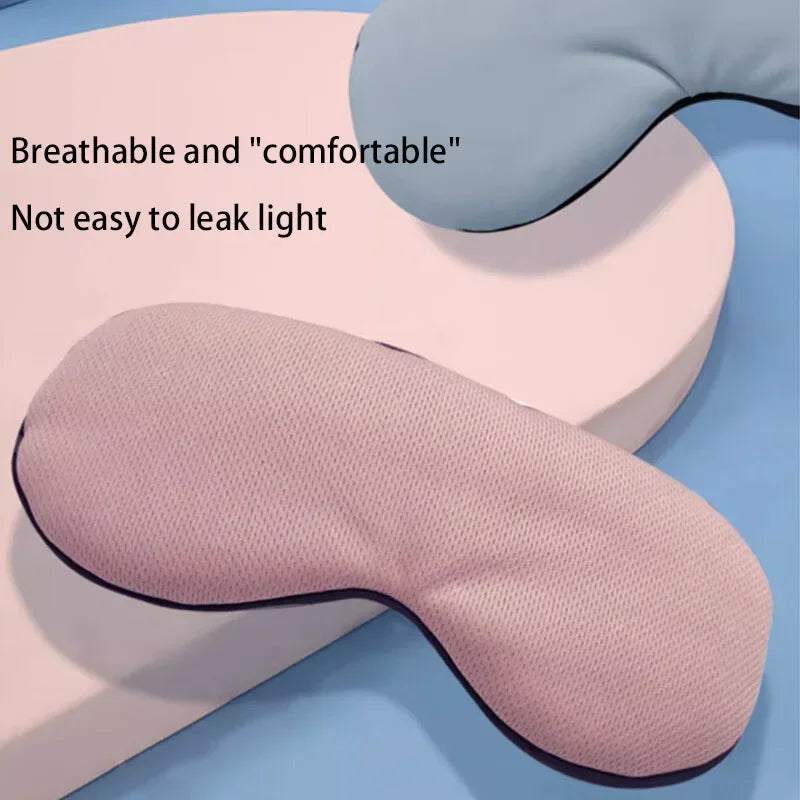 New Sleeping Eye Mask Korean Style Ice Silk Warm And Cool Dual Use Adjustable Travel Light Blocking Breathable Eye Mask 2026