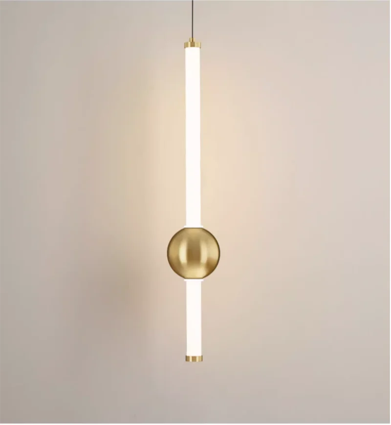 Nordic Glass Ball LED Chandelier Lighting Bedroom Bedside Hanging Pendant Lamp Modern Interior Home Decor Lights