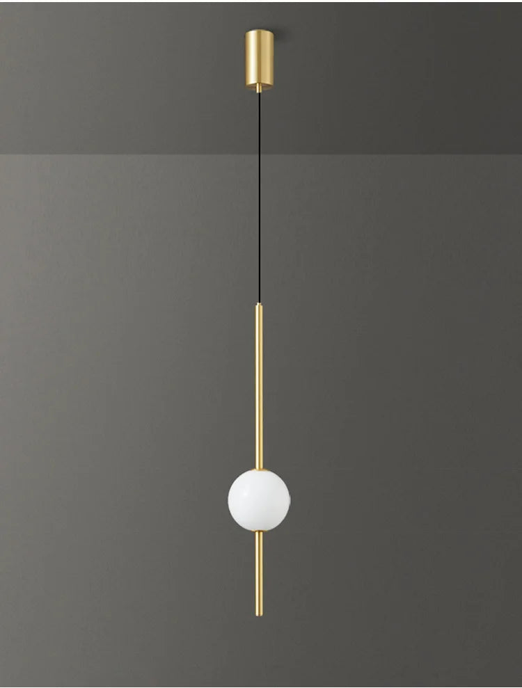 Nordic Simple Glass Ball Pendant Lights Dining Room Bedroom Decor Hanging Lamp Restaurant Bar Suspension Chandeliers Lighting