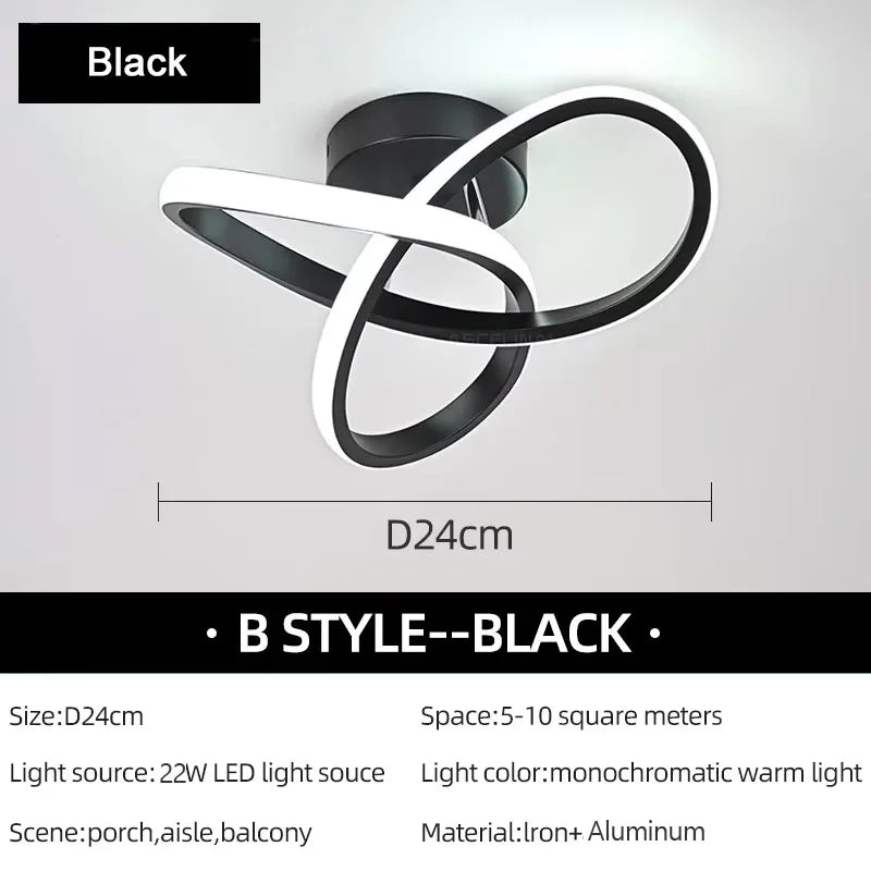 Modern LED Ceiling Light LED Switch Control For Aisle Entrance Bedroom Living Room Corridor Light Balcony Lights Home...