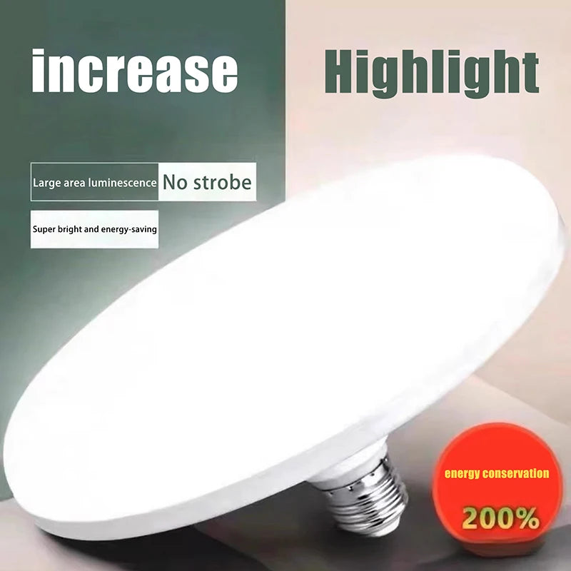 20-200W LED Indoor Lighting LED Light, Household Light, Garage Light, LED Bulb AC E27 Lamp H...