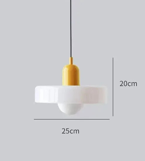 Nordic Retro E27 Colorful Ceiling Chandelier Orange Glass Pendant Lamp for Home Decor Dining Room Cafe Bar Counter Li...