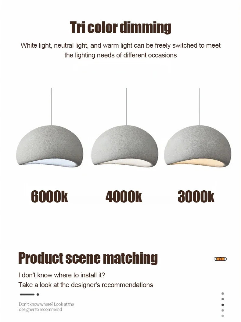 Nordic LED Pendant Lamps Dining Room Lighting Modern Living Room Bedroom LED Ceiling Chandelier Loft decorative chandelier