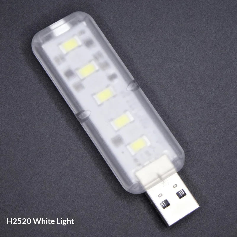 10LEDs USB Touch Dimming Night Light 5V Portable 3000K/6500K Bulb for Bedroom Study PC Laptop Mob...