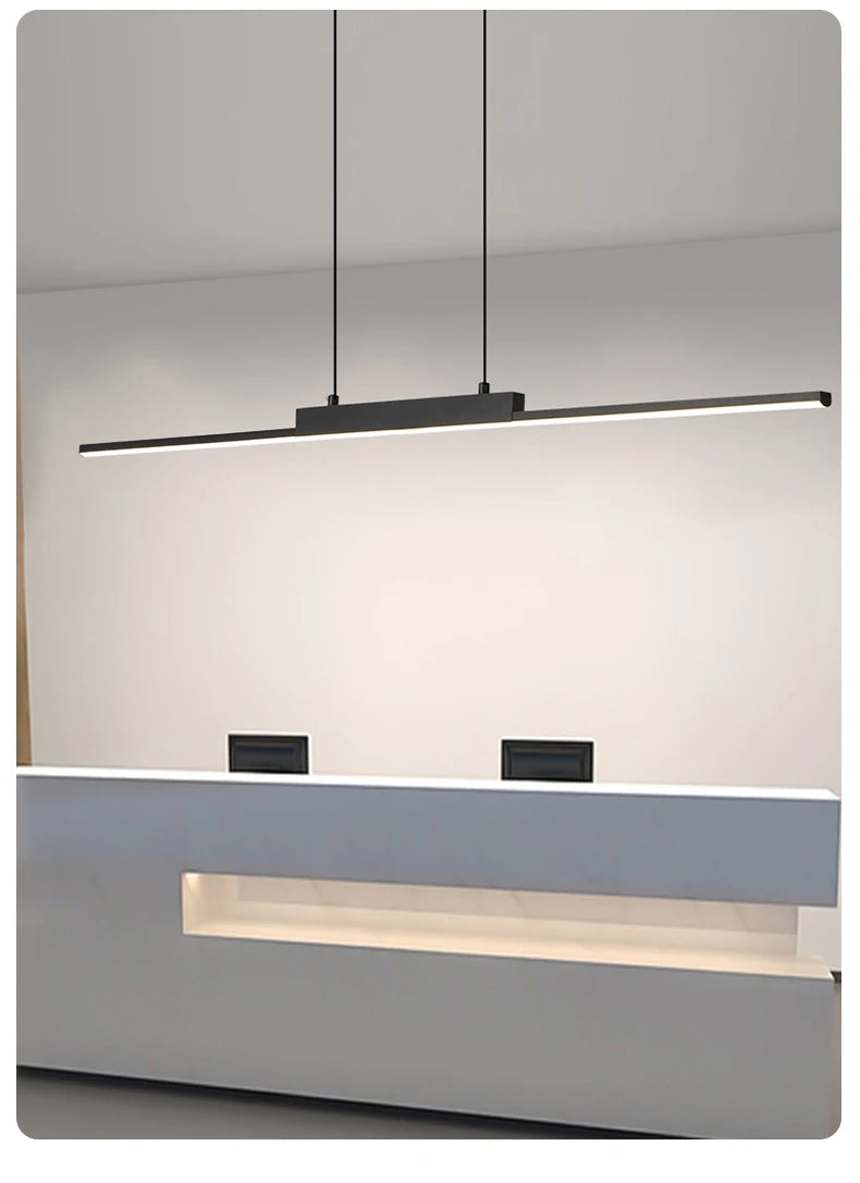 Pendant Light Modern Simple Dining Room Light For Wall Kitchen Long Chandelier Living Room Pendant Lamp Home Decoration Lighting