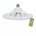Smart 3-in-1 Ceiling Fan with Remote Control and 3-Speed E27 Lighting Base for Bedroom and Living...