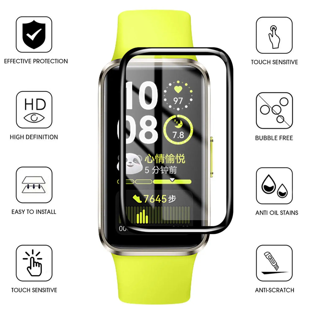 Screen Protector for Huawei Band 11 11Pro 10 9D Curved Screen Protector Soft Ultra-HD Full Coverage Protective Film Not Glass