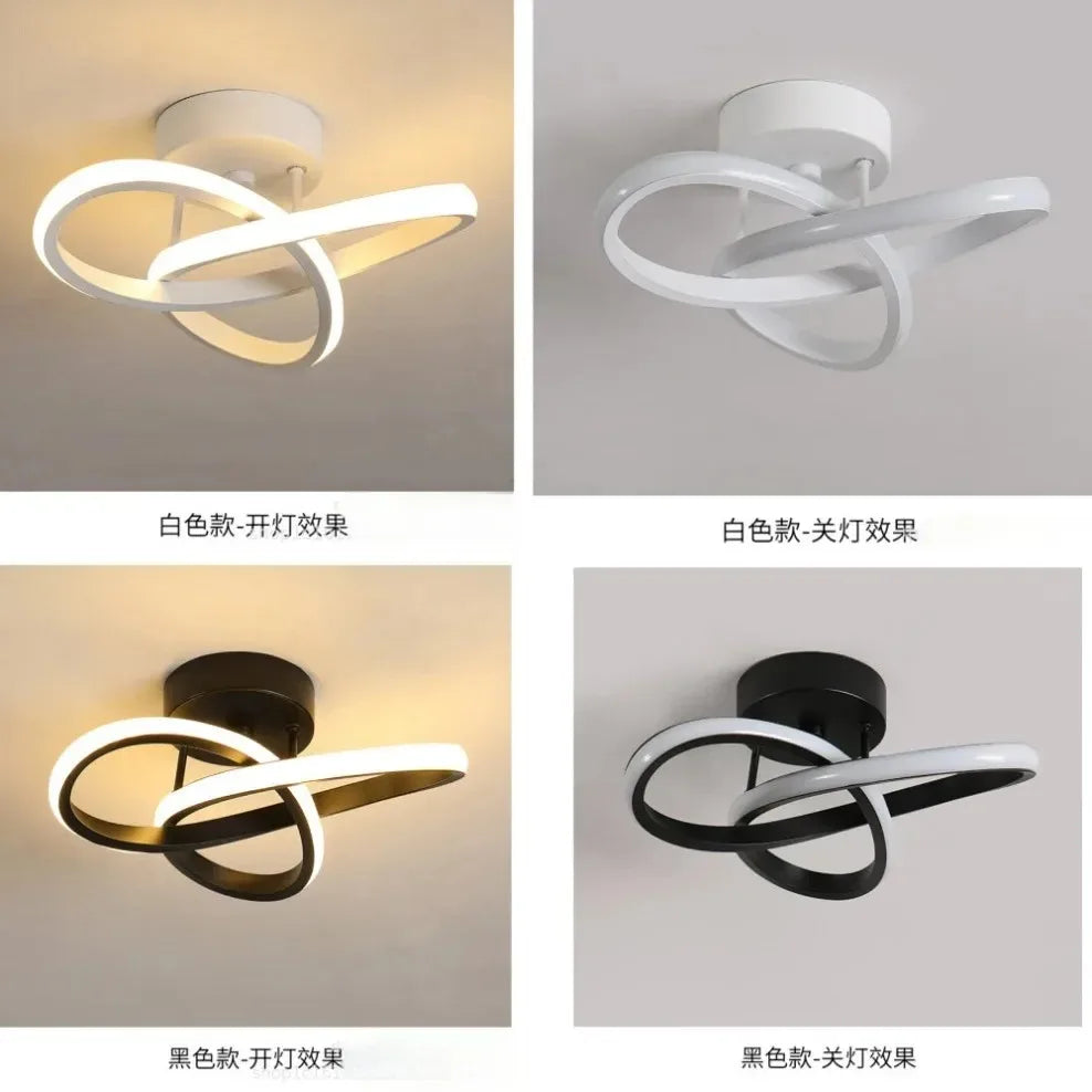 Modern LED Aisle Ceiling Lights Nodic Home Lighting Led Surface Mounted for Bedroom Living Room Corridor Light 3-colo...