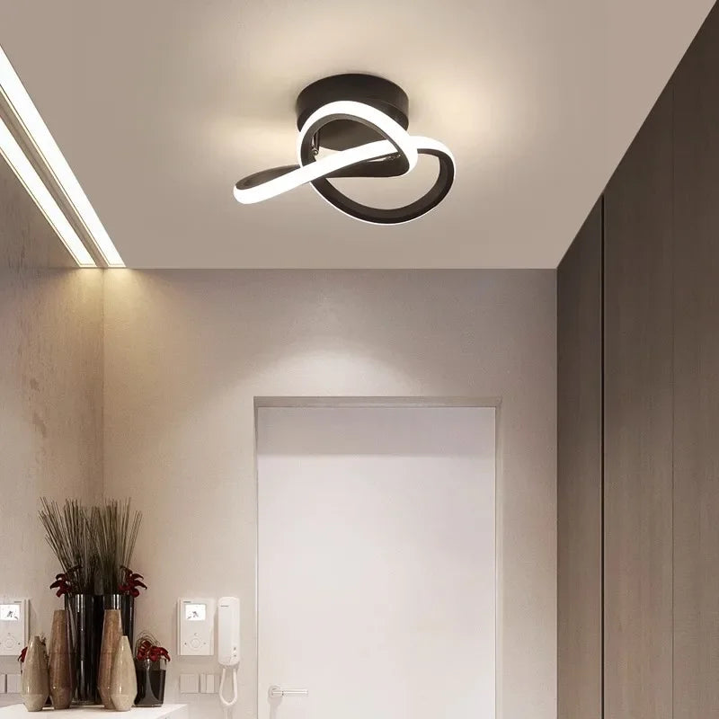 Modern LED Ceiling Light Minimalist Balcony Aisle Lamp Home Corridor Porch Channel Ceiling Lamp Nordic Ins Wind Cloakroom Lamp