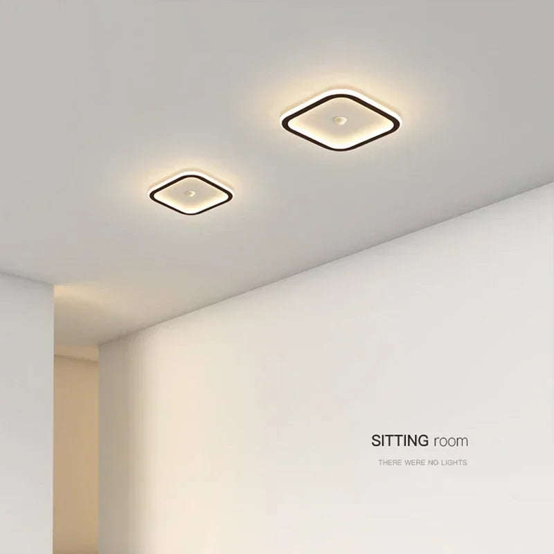 Modern LED Ceiling Light Chandelier Smart Ceiling Lamp with Motion Sensor for Stair Corridor Hallway Entrance Lighting Fixture