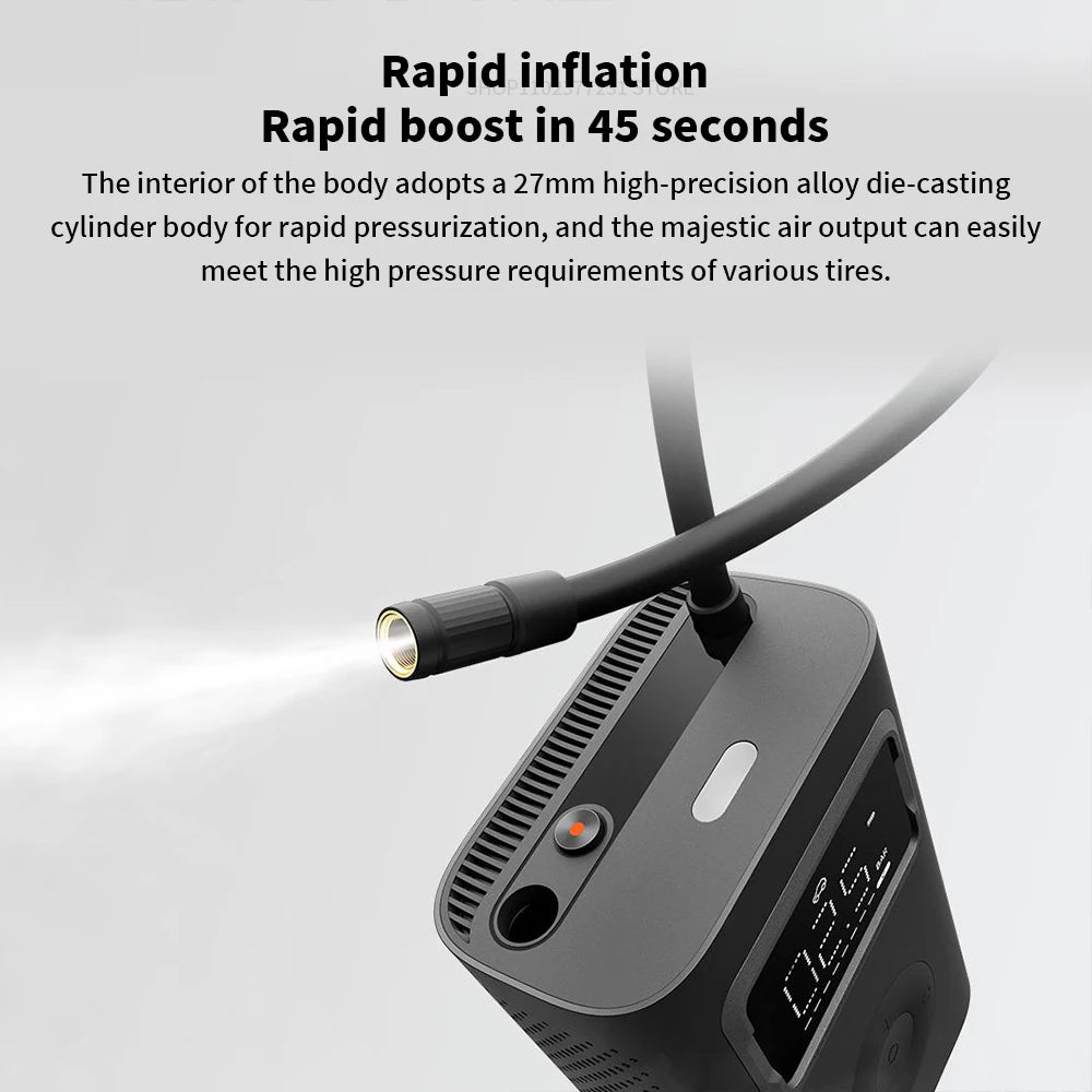 NEW MIJIA Air Pump 2 Pro Portable Electric Inflator Pump Digital Display Inflator 150psi Max Basketball Tire 2500mAh Bike Car