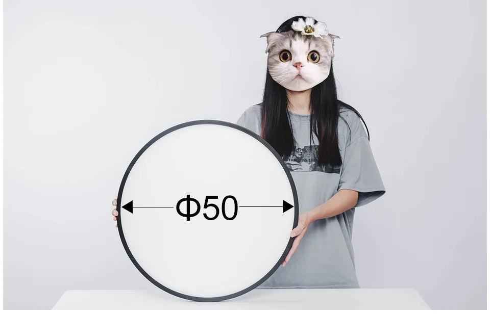 50CM Large Ceiling lamp Smart APP/ Remote Control Dimmable for Bedroom 48W Ceiling Lights AC 110/...