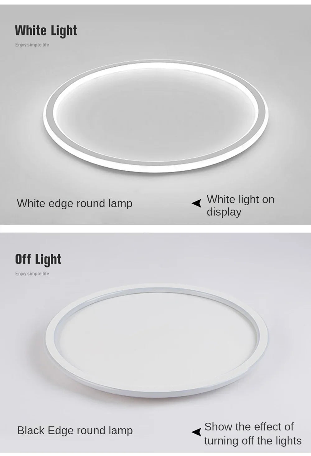 Nordic Minimalist LED Ceiling Light For Bedroom Living Room Aisle Study Room Balcony Circular Remote Control Lighting Chandelier