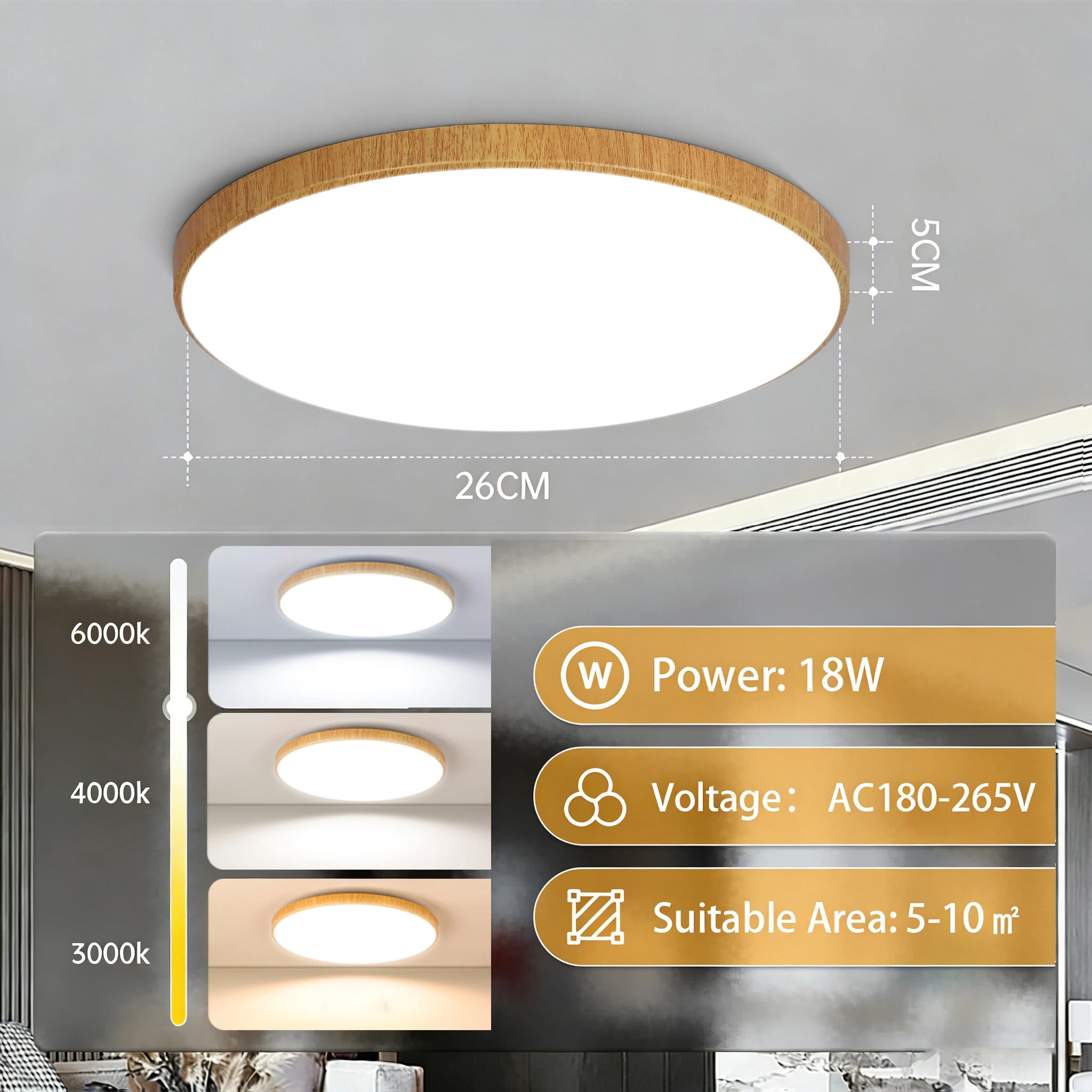 Led Ceiling Lamp Modern Ceiling Chandelier 220V Led Panel Lighting Fixture For Bedroom Kitchen Home Ultra Thin Ceilin...