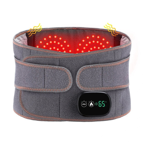 At-Home Spa Gift Set — Heat Therapy Lumbar Brace Support M + 1 Set EMS Neck Massager With Heat F