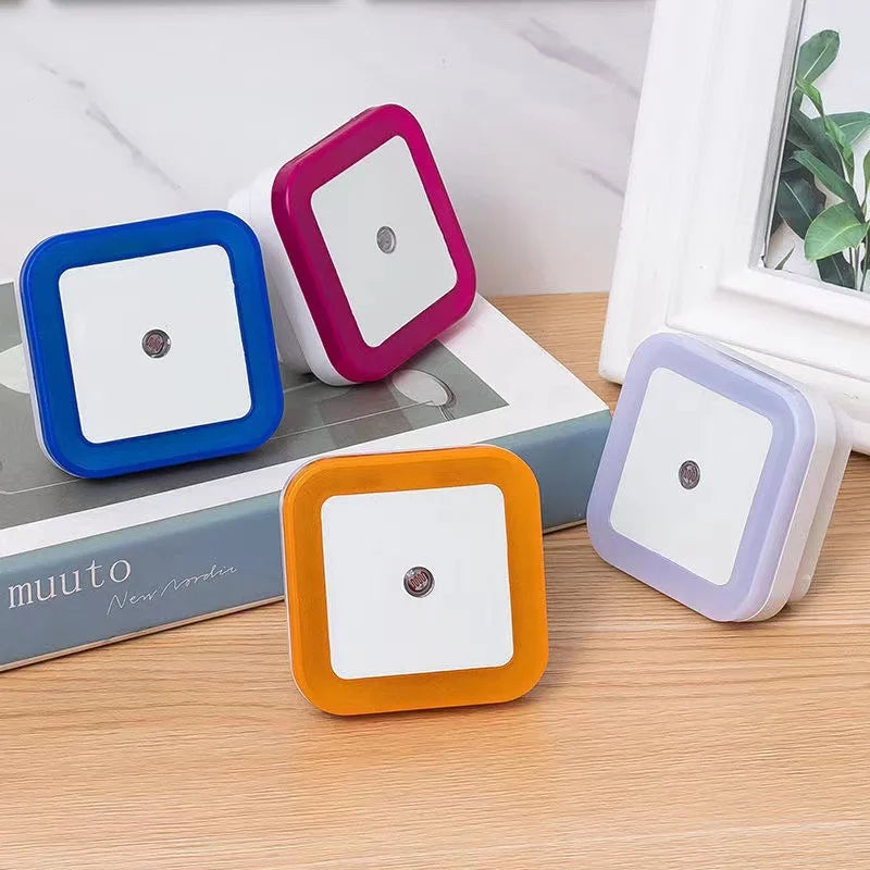 Wireless LED Night Light Sensor Lighting Mini EU/US Plug Night Lights For Children Room Bedroom L...