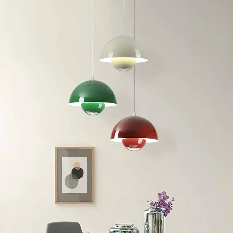 23cm Creative Chandelier Bedroom Study Restaurant Pendant Lights Decorative Lamp Multi-color Optional Modern Bud Indo...
