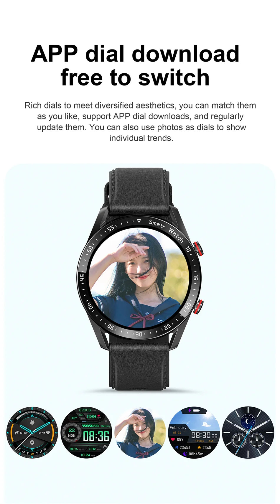 2026 New Bluetooth Call Smart Watch Men 360*360 HD Display Heart Rate Fitness Tracker ECG+PPG Business Smartwatches