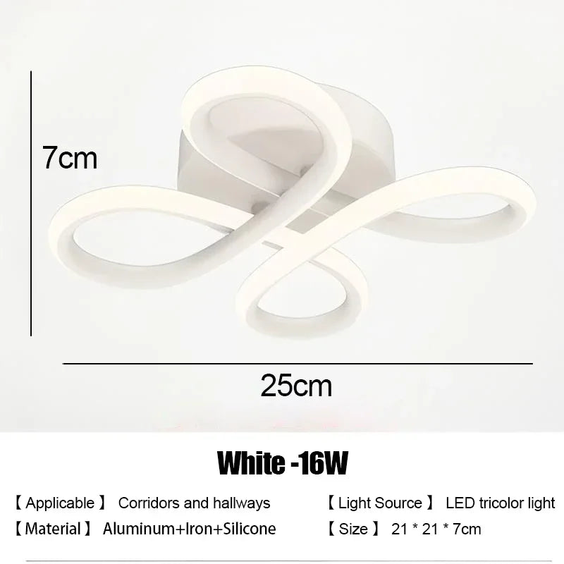 LED Strip Aisle Ceiling Lights Modern Minimalist Living Room Lamps For Balcony Entrance Home Decor Fixtures various s...