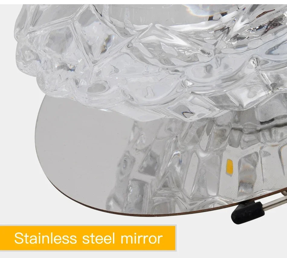LED Crystal Lamp Embedded Ceiling Light for Home Living Room Corridor Decorative Ceiling Lamp Porch Balcony Indoor Lighting