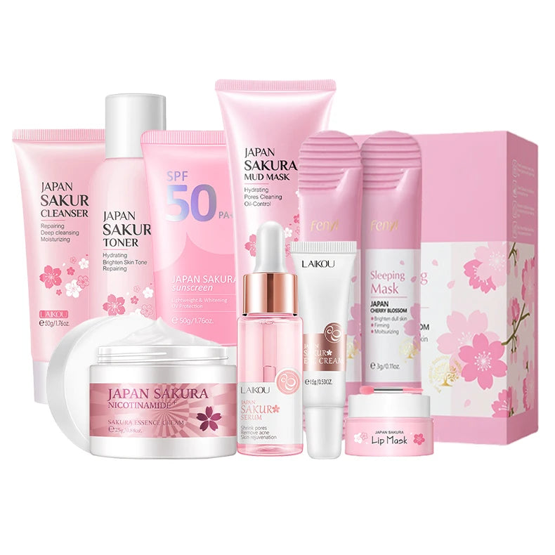 Sakura Skin Care Set packaging