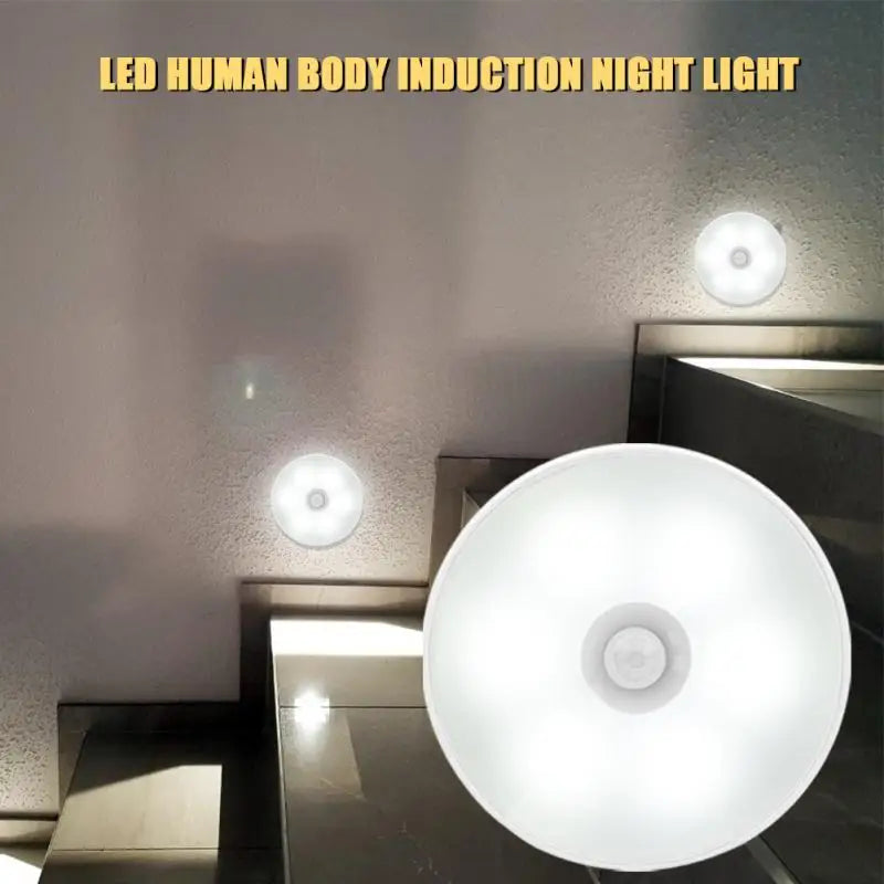 LED Motion Sensor Light Wireless Night Light Under Cabinet Light Closet Lamp Smart Wall-Mounted B...