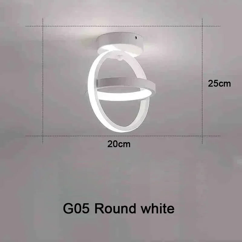 LED Strip Aisle Ceiling Lights Modern Minimalist Living Room Lamps For Balcony Entrance Home Decor Fixtures various s...