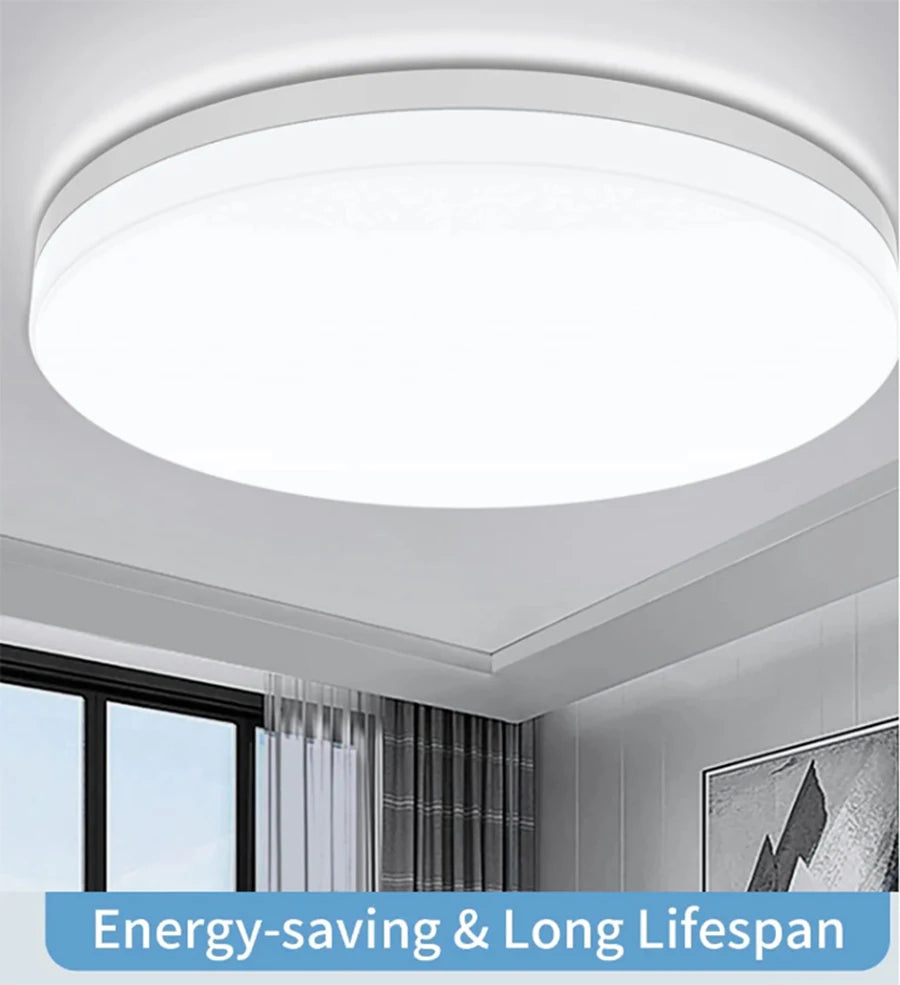 Modern Ultra-thin Round LED Ceiling Light Bedroom Lustre LED Lights For Room Home Decoration 48W ...