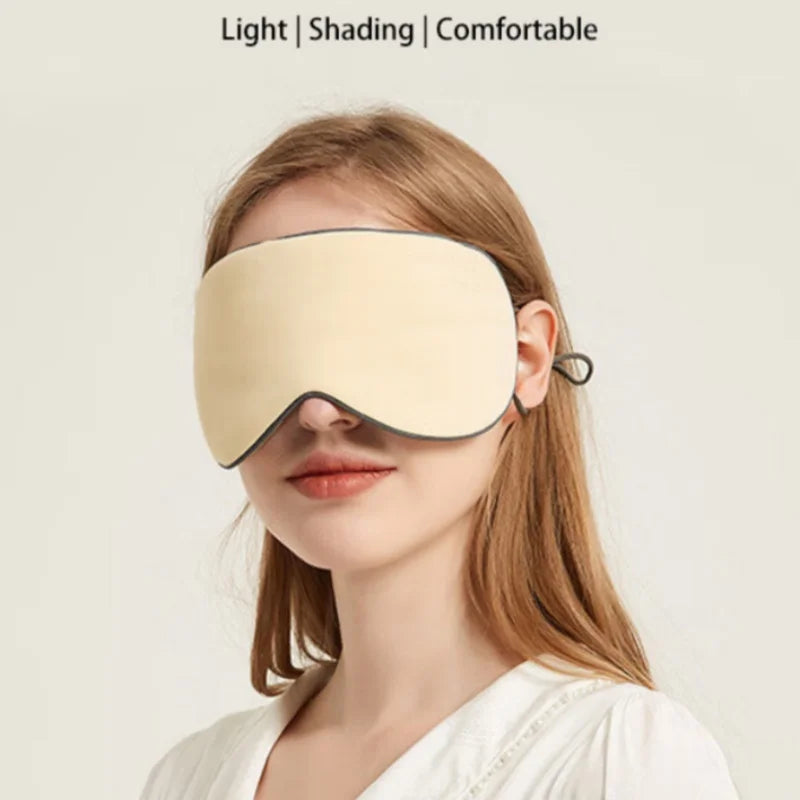 New Sleeping Eye Mask Korean Style Ice Silk Warm And Cool Dual Use Adjustable Travel Light Blocking Breathable Eye Mask 2026
