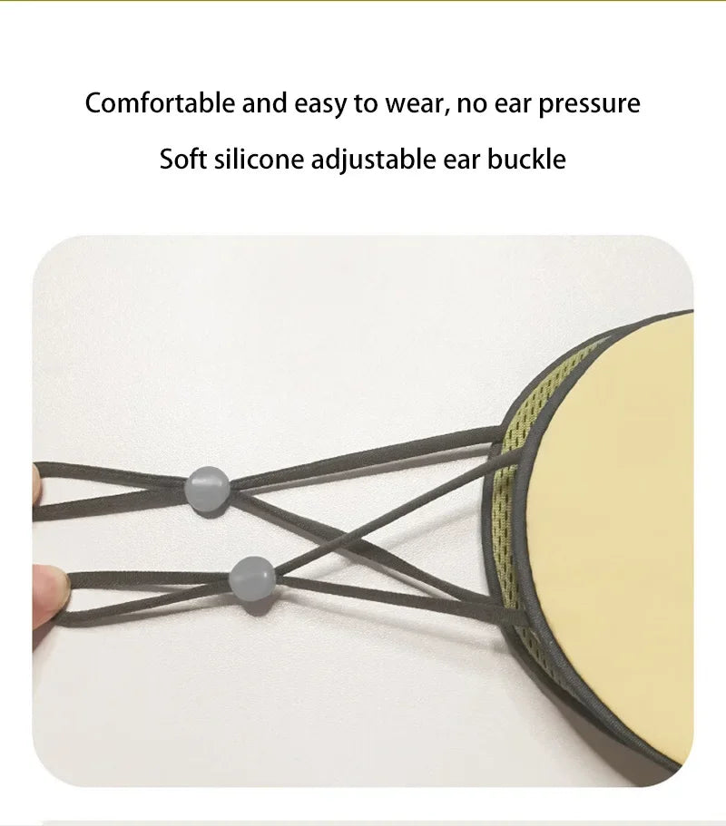 New Sleeping Eye Mask Korean Style Ice Silk Warm And Cool Dual Use Adjustable Travel Light Blocking Breathable Eye Mask 2026