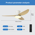 Bedroom fan light, ceiling fan light, high wind power ceiling, dining room, living room, househol...