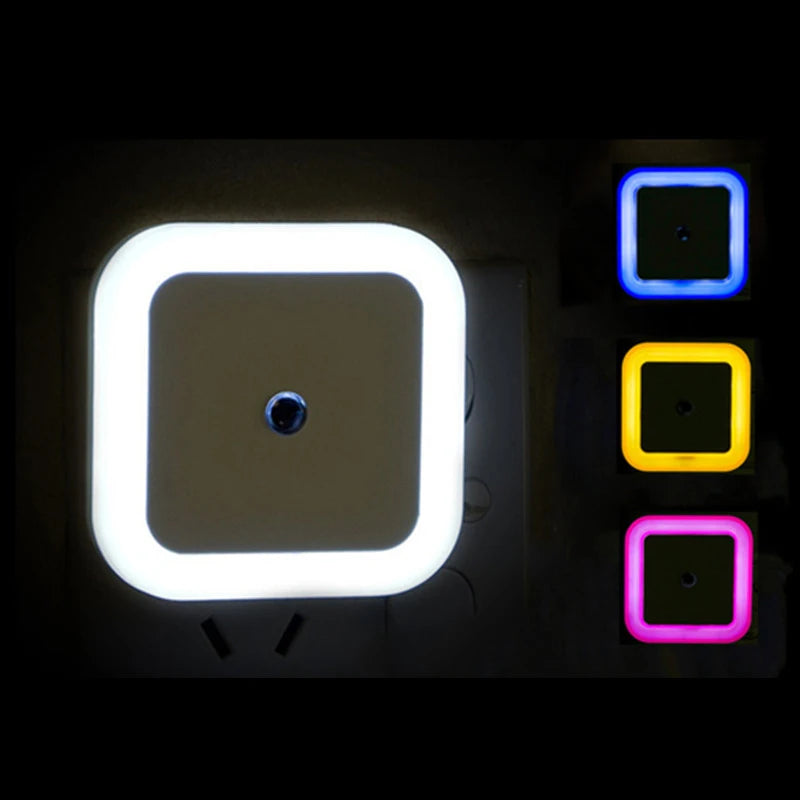 Wireless LED Night Light Sensor Lighting Mini EU/US Plug Night Lights For Children Room Bedroom L...