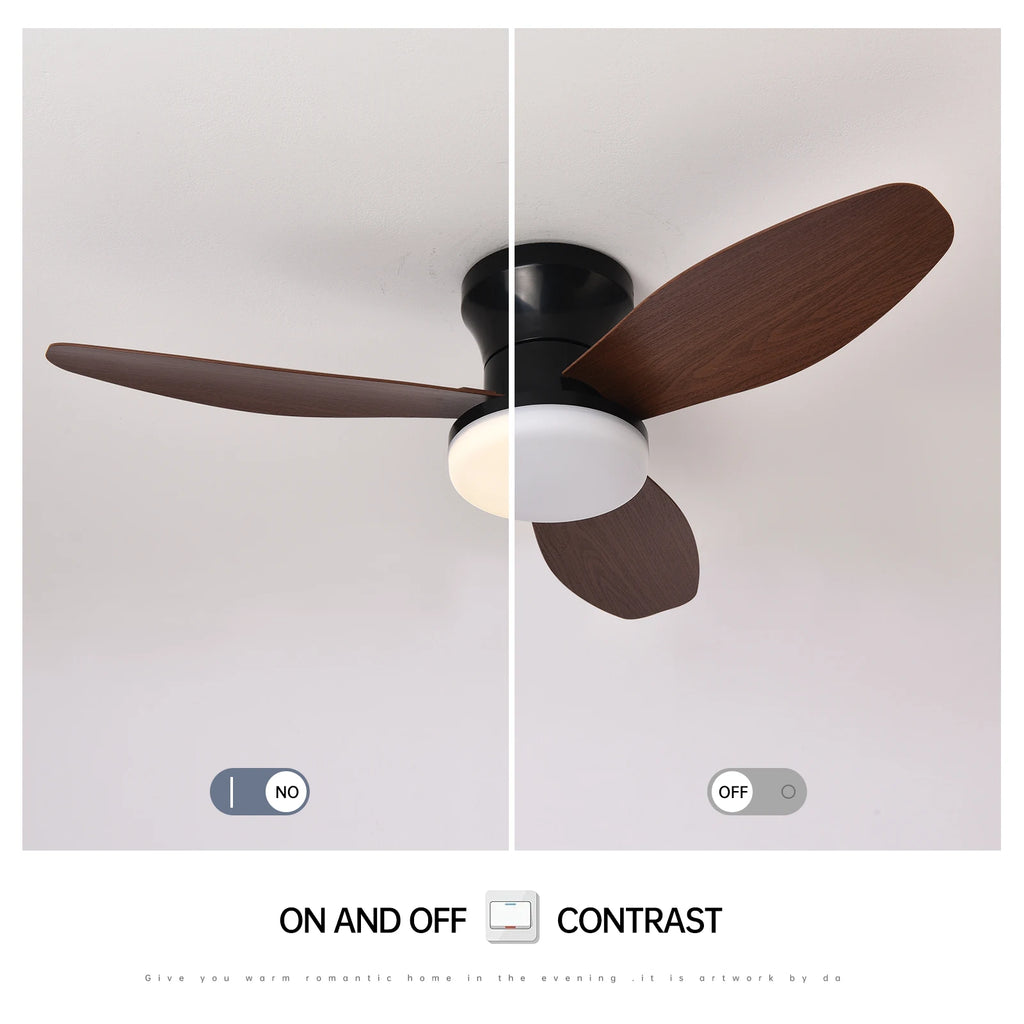 Ceiling Fan with Light Casa inteLigente Socket Fan Light ventilatore Da Soffitto Con Luce De Tech...