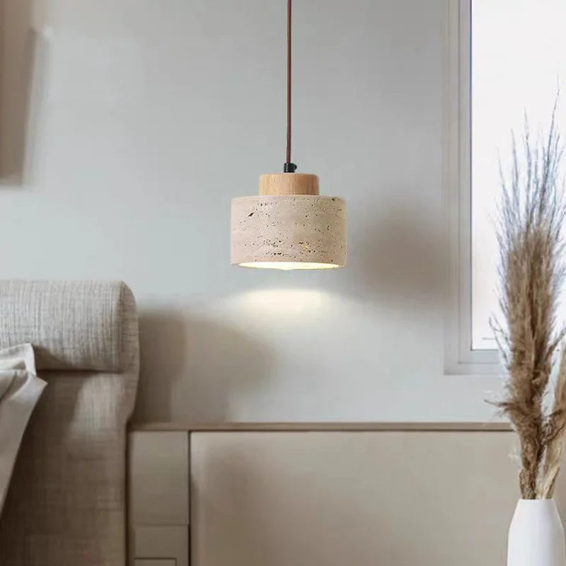 Modern Travertine Stone Pendant Light Versatile In Various Styles Bedroom Dining Room Kitchen Island  Decor lamp Fast Delivery