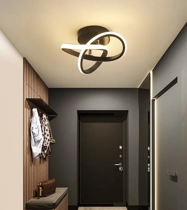 Modern LED Ceiling Light Minimalist Balcony Aisle Lamp Home Corridor Porch Channel Ceiling Lamp Nordic Ins Wind Cloakroom Lamp