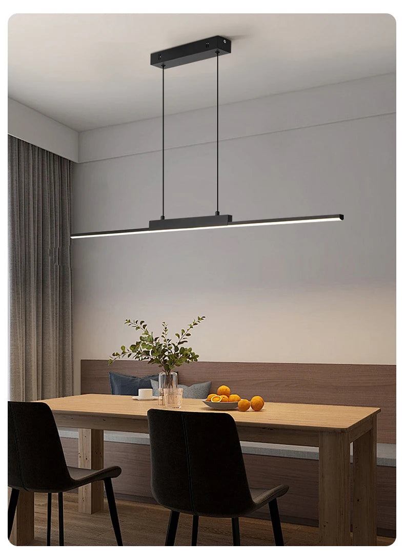 Pendant Light Modern Simple Dining Room Light For Wall Kitchen Long Chandelier Living Room Pendant Lamp Home Decoration Lighting